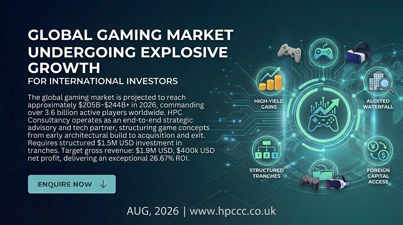 Worldwide gaming market is undergoing rapid growth