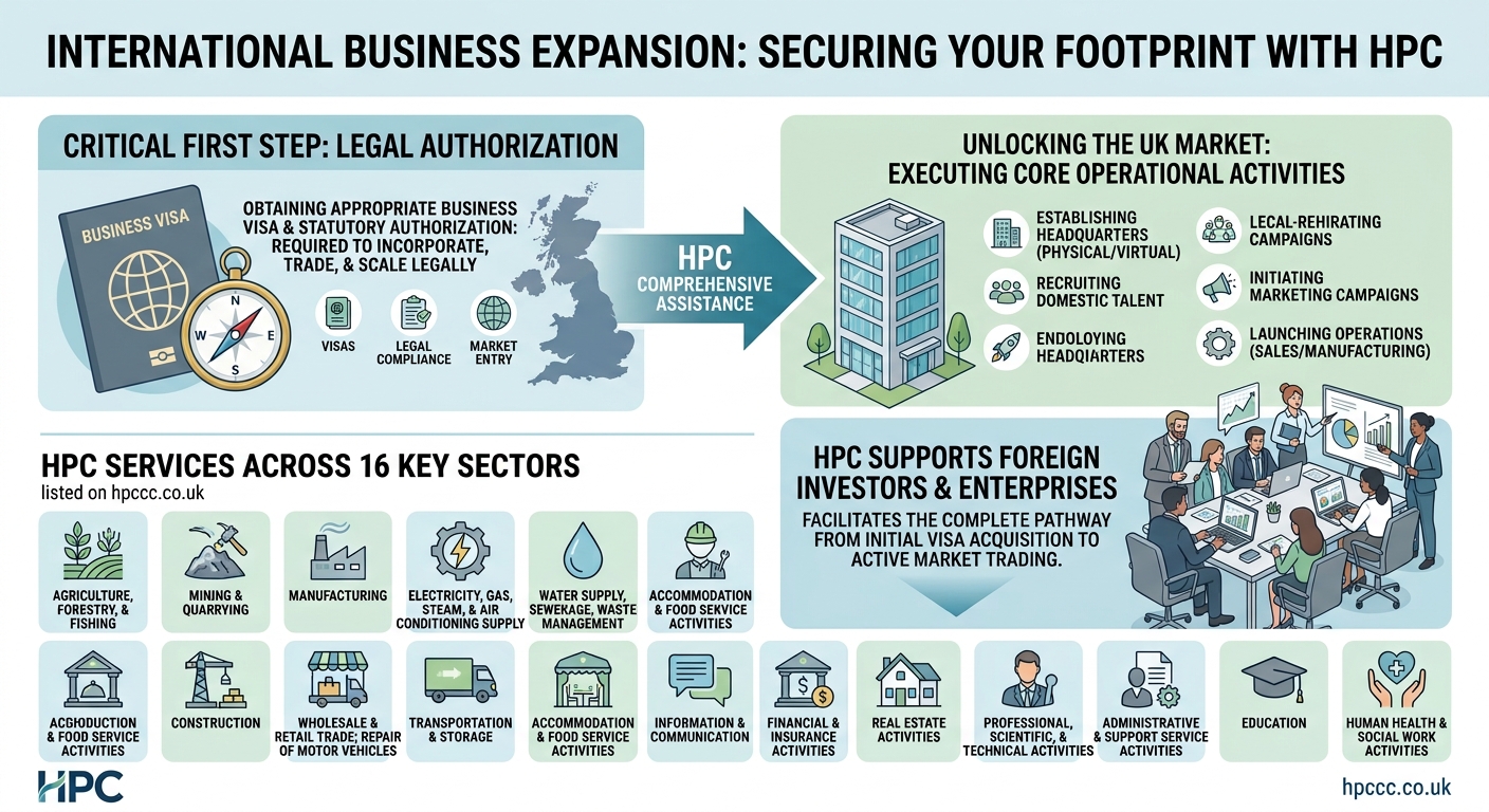 Establishing Worldwide Business Operations and Securing Business Visa Compliance