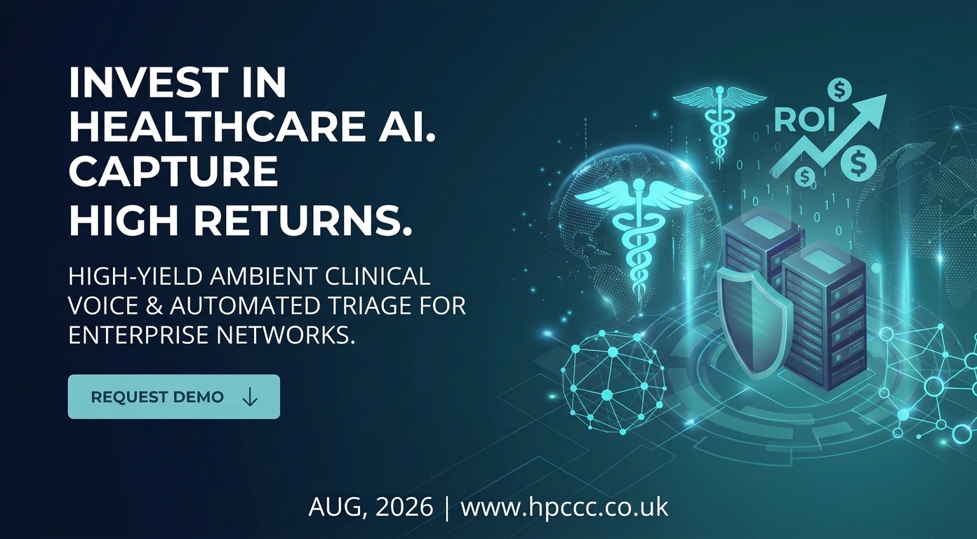 High-Yield Investment for Worldwide: Capitalising on Next-Generation AI Healthcare Infrastructure