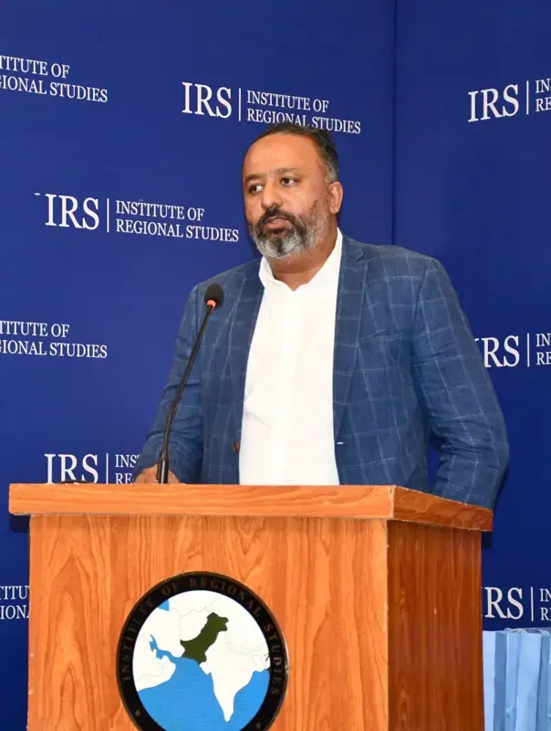 Zubair Ali Bhatti, HPC co-founder and CEO, speaking at an event
